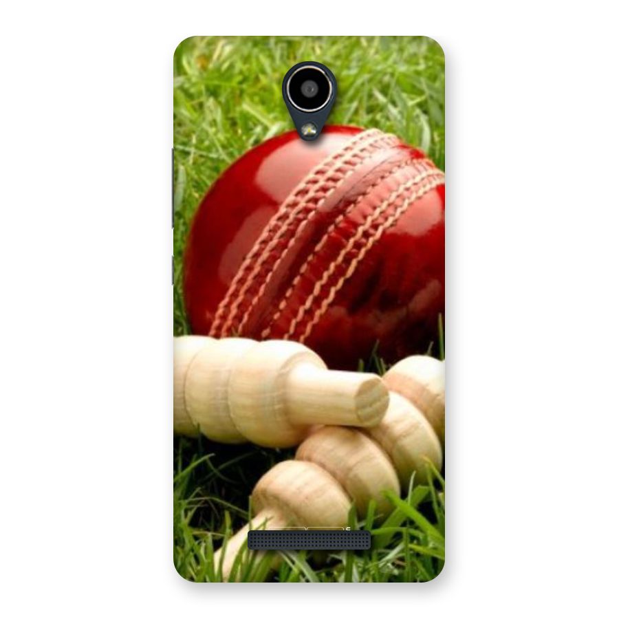 Cricket Ball and Stumps Back Case for Redmi Note 2