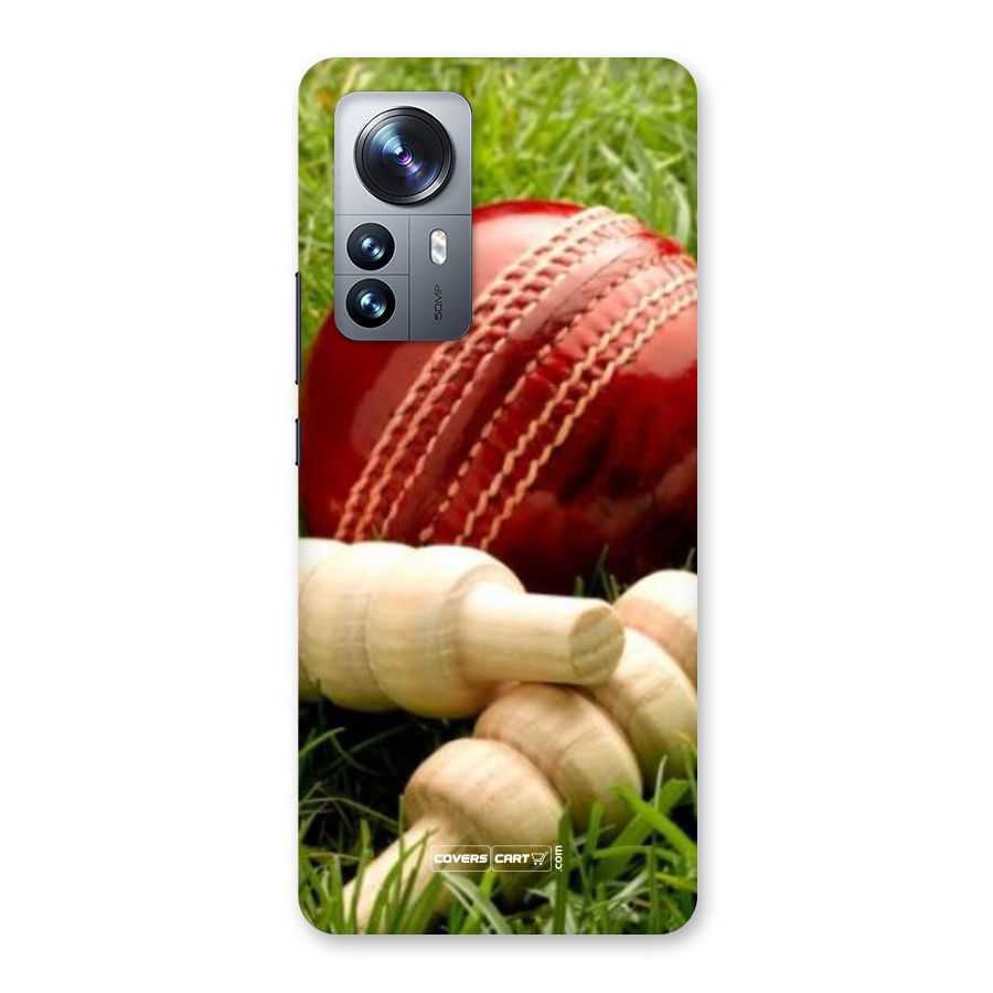 Cricket Ball and Stumps Back Case for Xiaomi 12 Pro