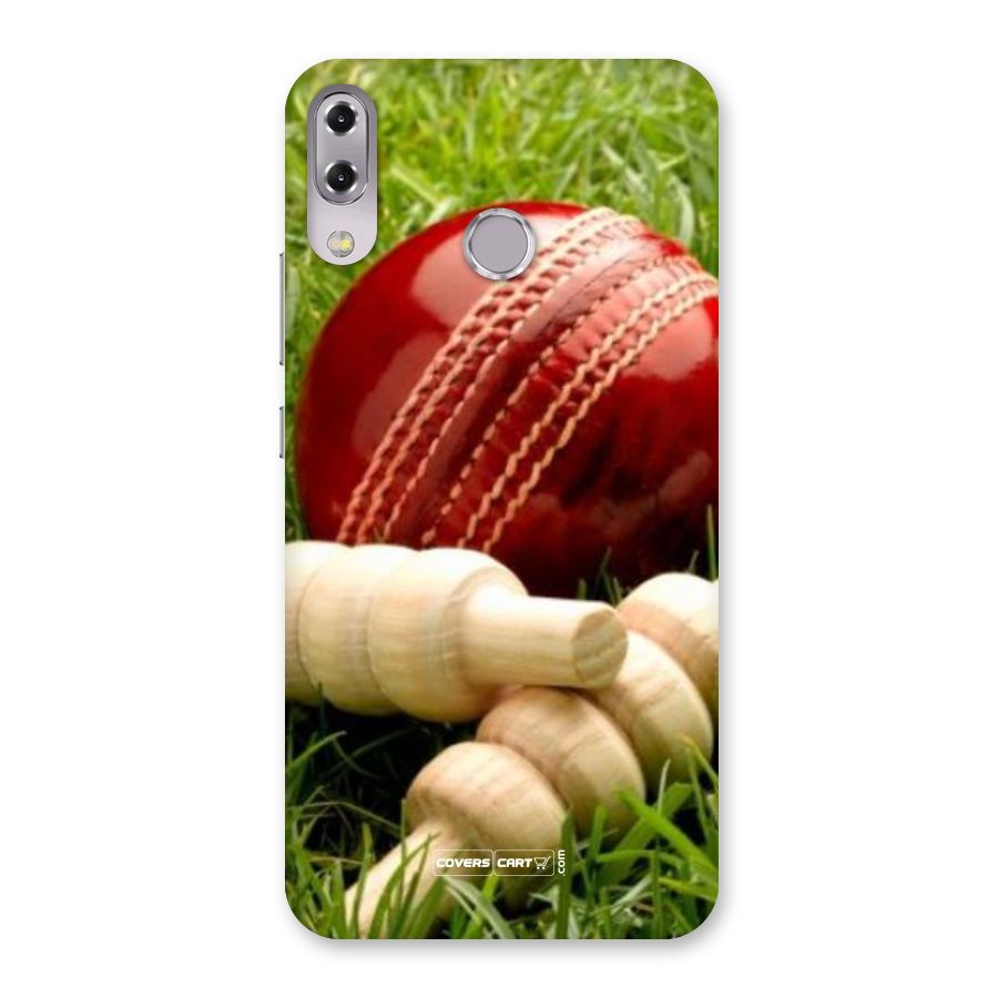 Cricket Ball and Stumps Back Case for Zenfone 5Z