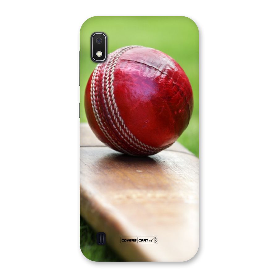 Cricket Bat Ball Back Case for Galaxy A10