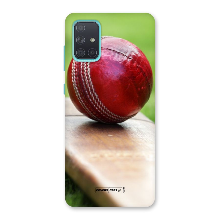 Cricket Bat Ball Back Case for Galaxy A71