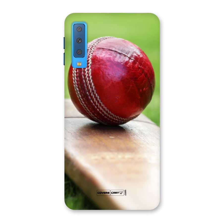 Cricket Bat Ball Back Case for Galaxy A7 (2018)