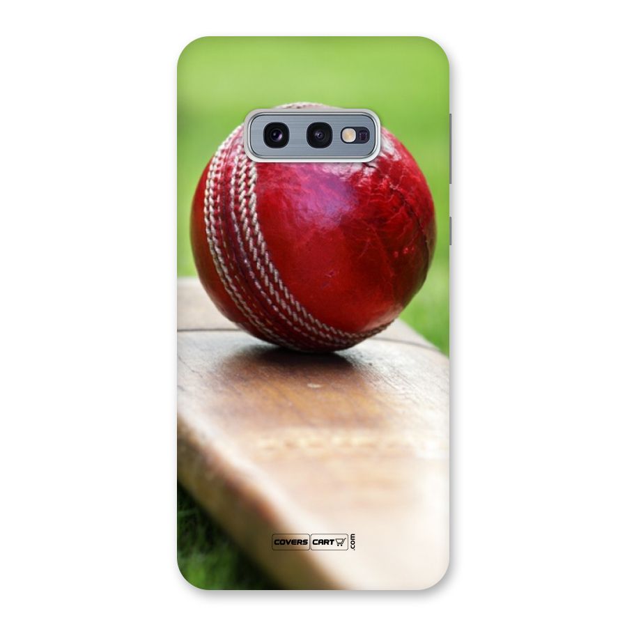 Cricket Bat Ball Back Case for Galaxy S10e