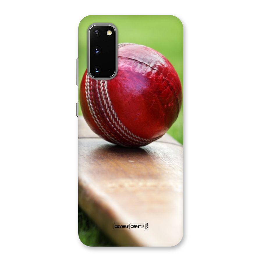 Cricket Bat Ball Back Case for Galaxy S20
