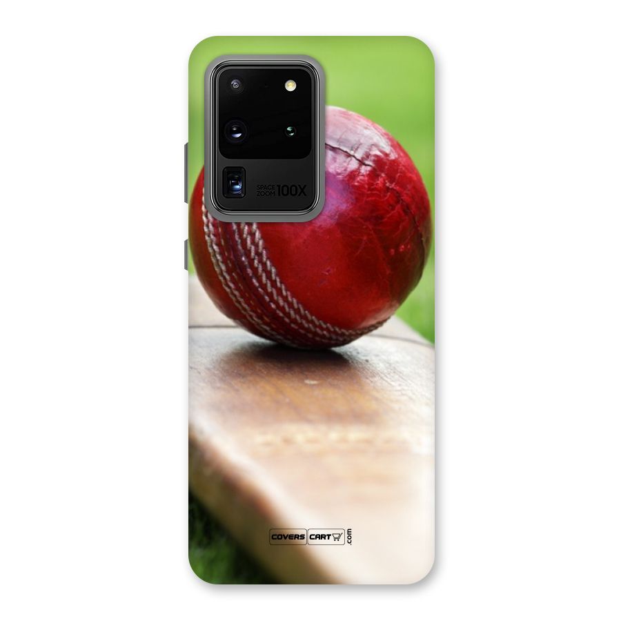 Cricket Bat Ball Back Case for Galaxy S20 Ultra