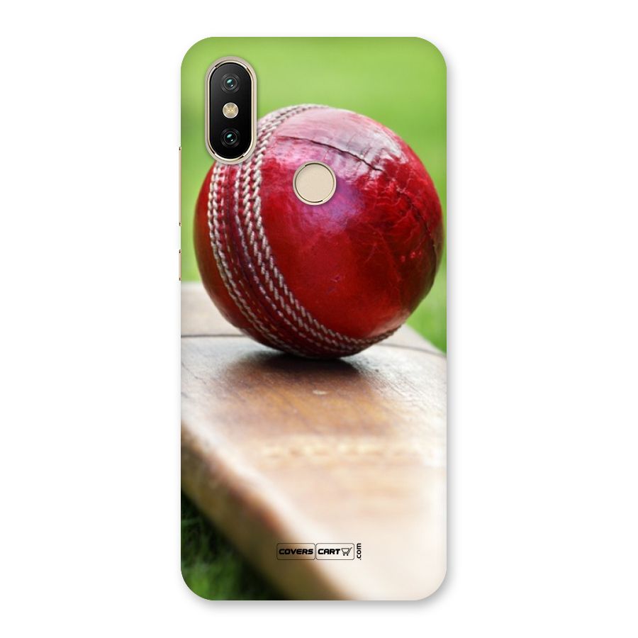 Cricket Bat Ball Back Case for Mi A2