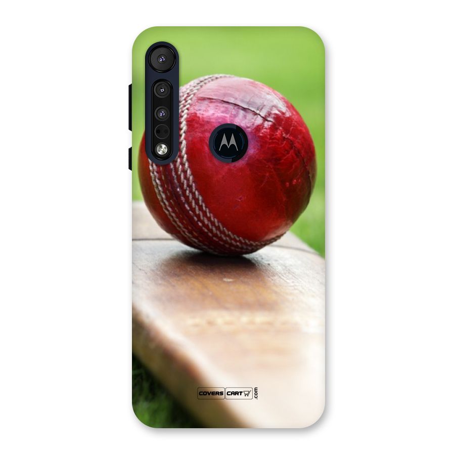 Cricket Bat Ball Back Case for Motorola One Macro