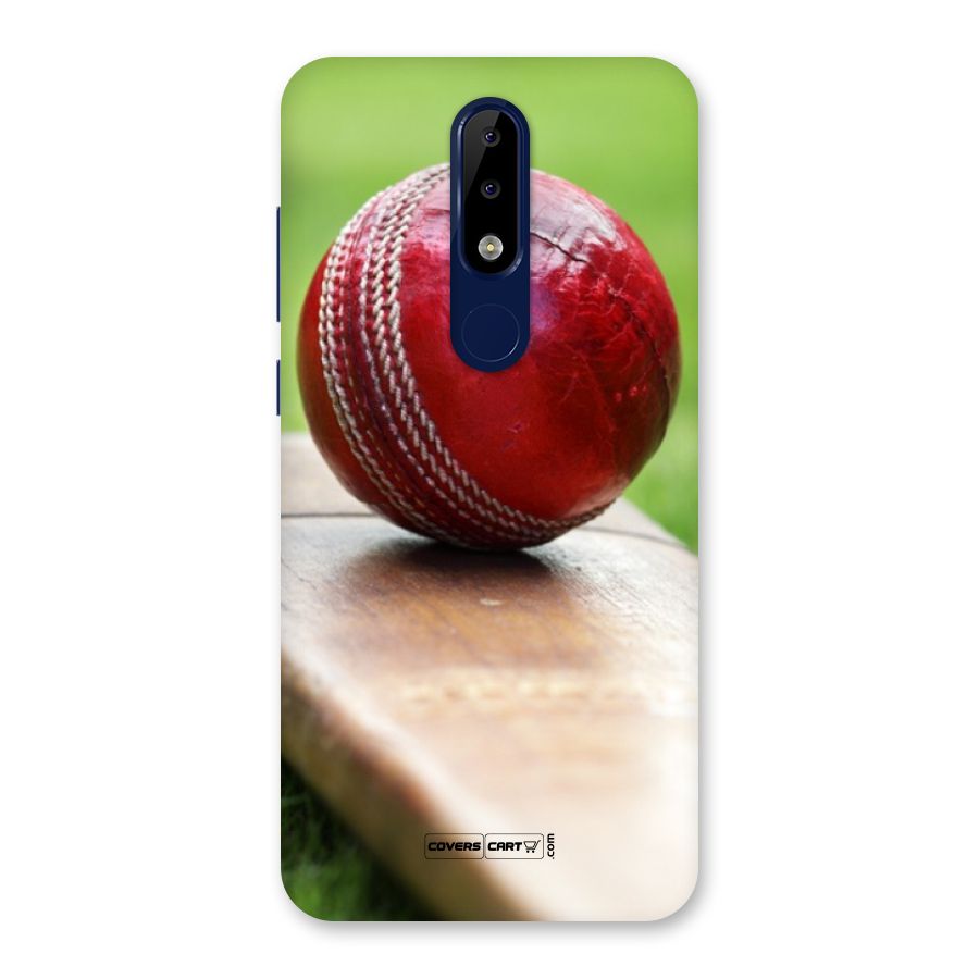 Cricket Bat Ball Back Case for Nokia 5.1 Plus
