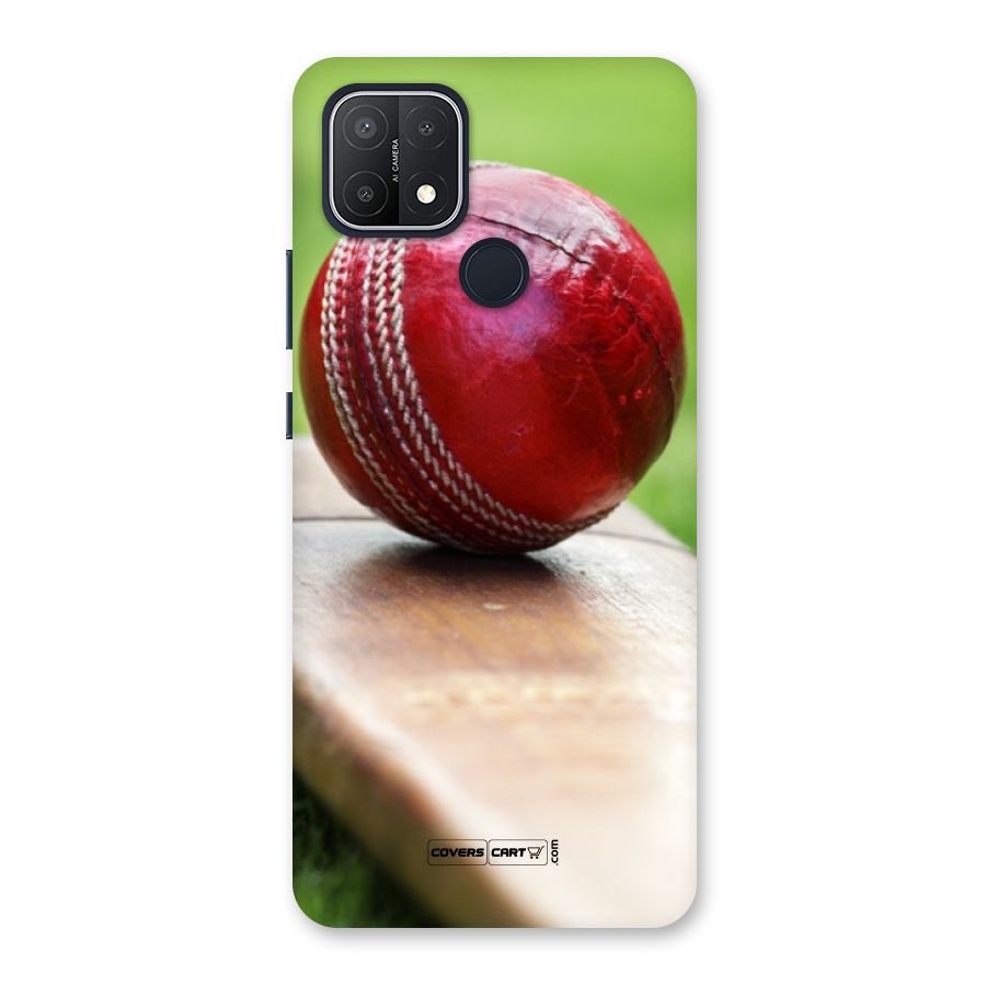 Cricket Bat Ball Back Case for Oppo A15