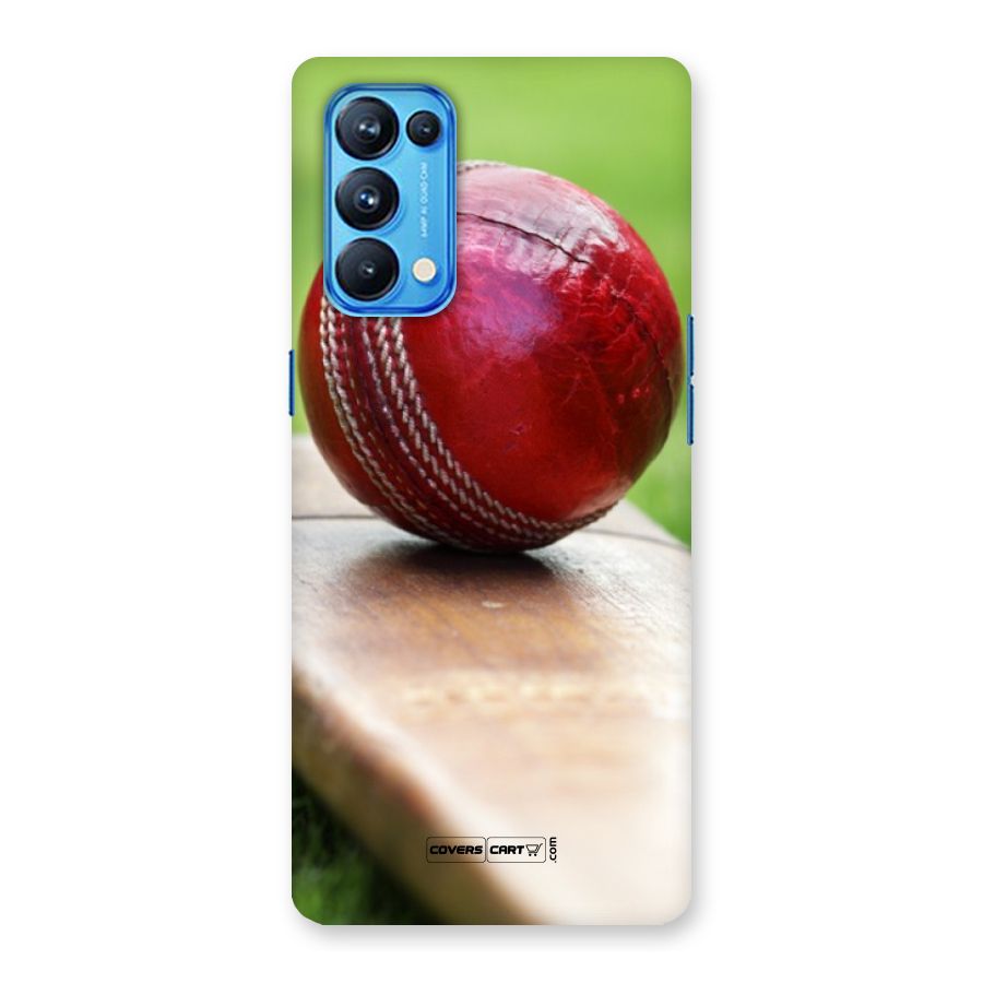 Cricket Bat Ball Back Case for Oppo Reno5 Pro 5G