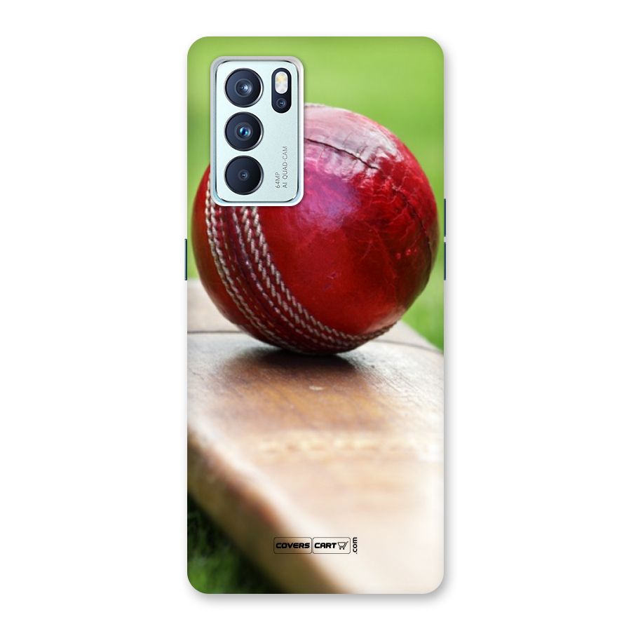 Cricket Bat Ball Back Case for Oppo Reno6 Pro 5G