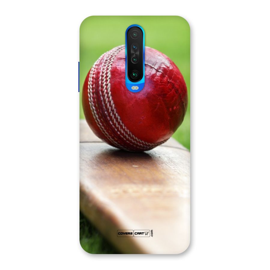Cricket Bat Ball Back Case for Poco X2
