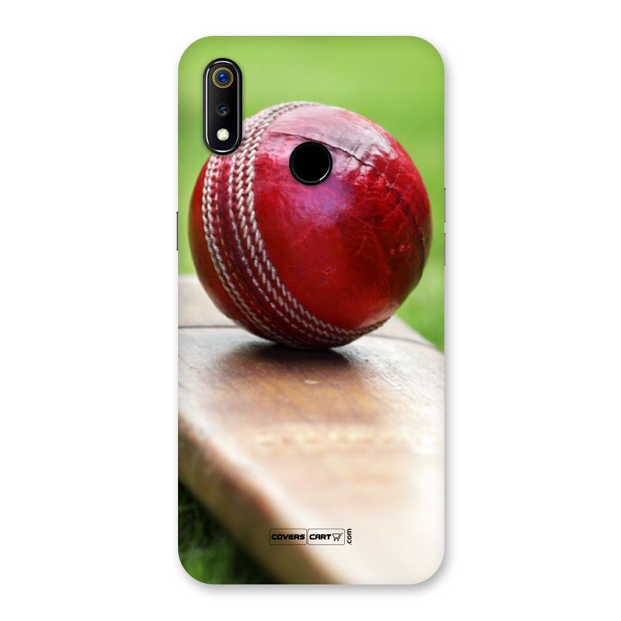 Cricket Bat Ball Back Case for Realme 3