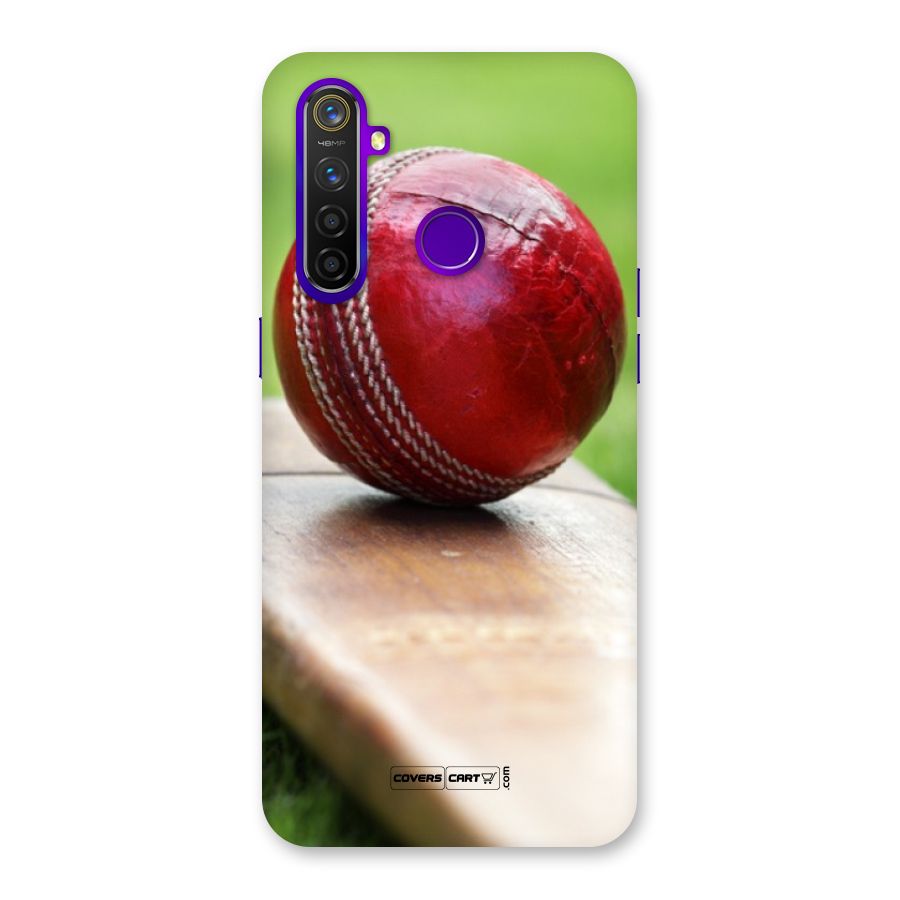 Cricket Bat Ball Back Case for Realme 5 Pro