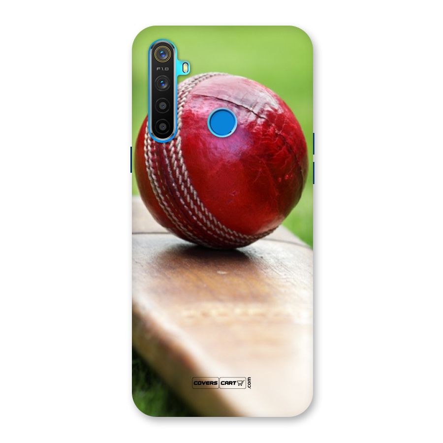 Cricket Bat Ball Back Case for Realme 5s