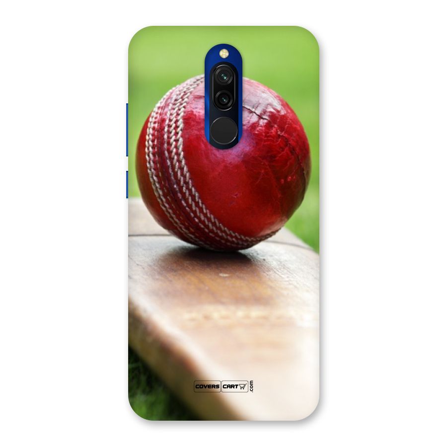 Cricket Bat Ball Back Case for Redmi 8