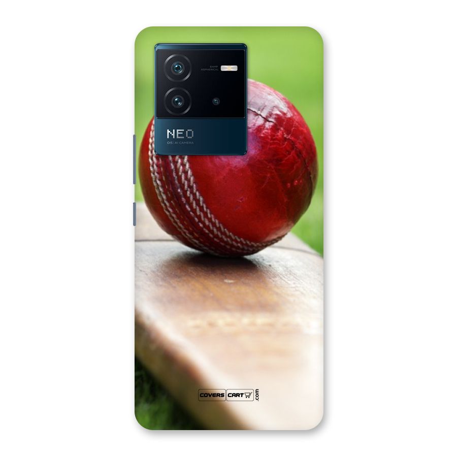 Cricket Bat Ball Back Case for Vivo iQOO Neo 6 5G