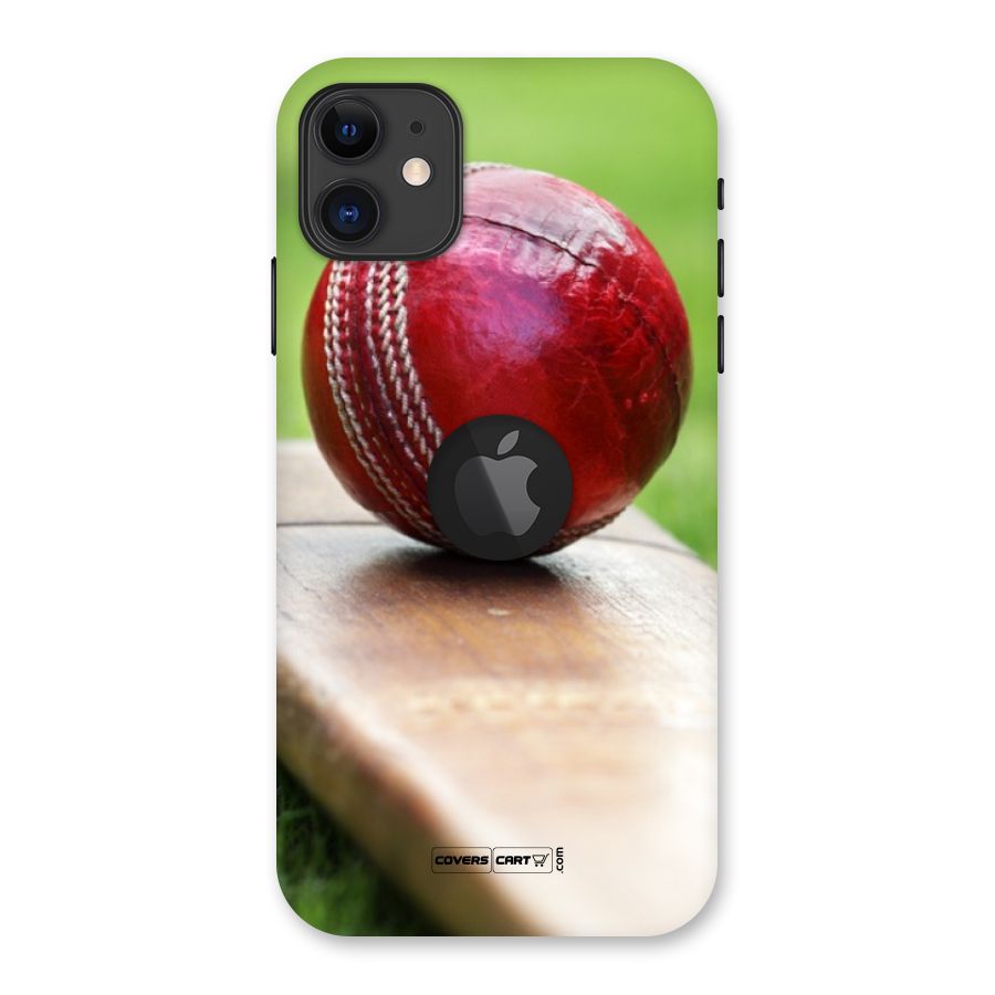 Cricket Bat Ball Back Case for iPhone 11 Logo Cut