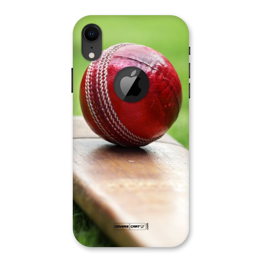 Cricket Bat Ball Back Case for iPhone XR Logo Cut