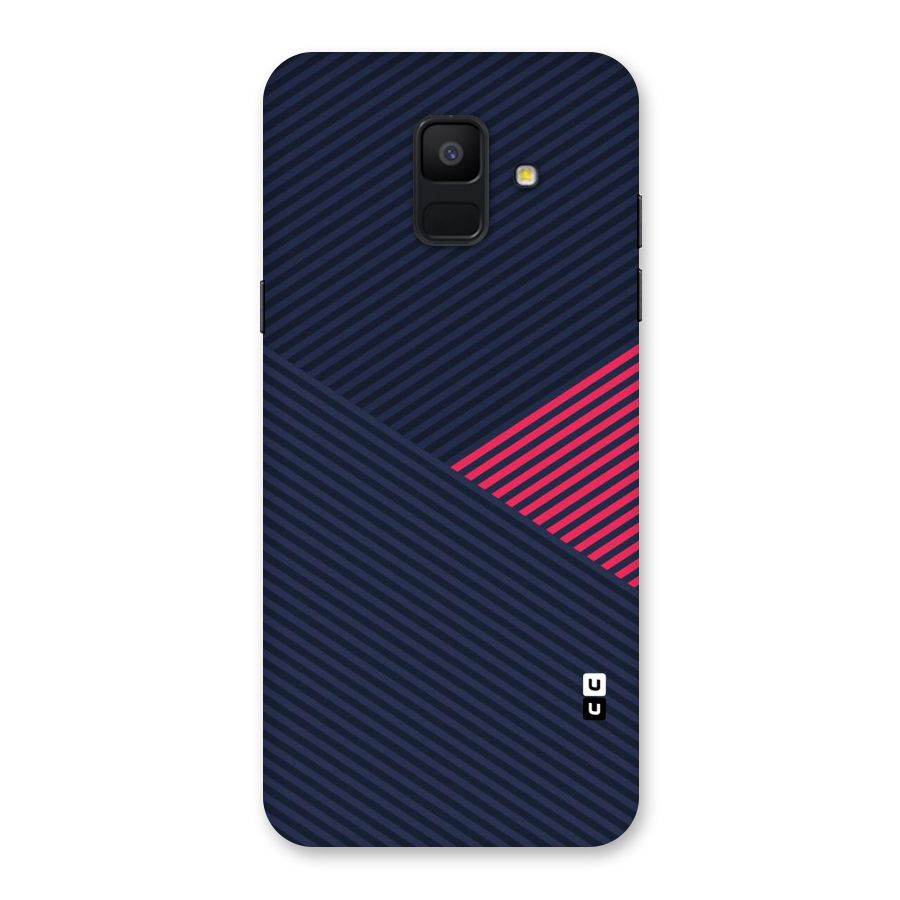 Criscros Stripes Back Case for Galaxy A6 (2018)