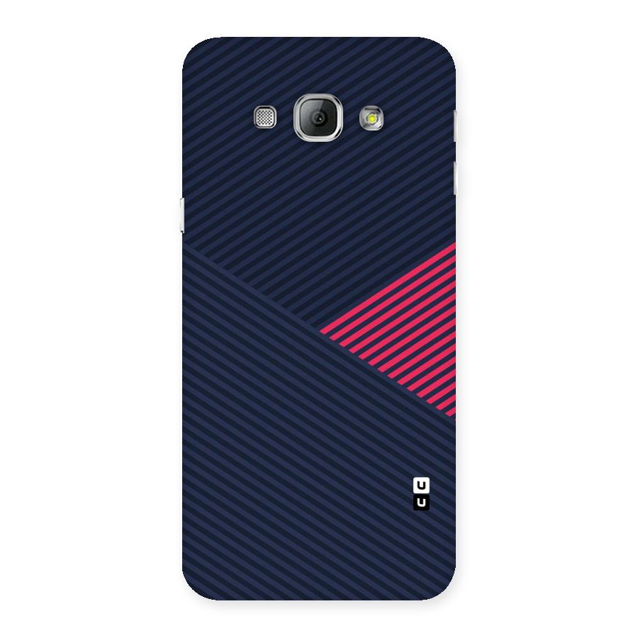 Criscros Stripes Back Case for Galaxy A8