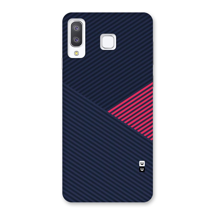 Criscros Stripes Back Case for Galaxy A8 Star