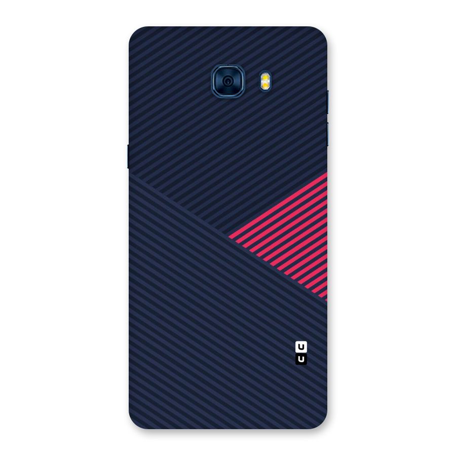 Criscros Stripes Back Case for Galaxy C7 Pro
