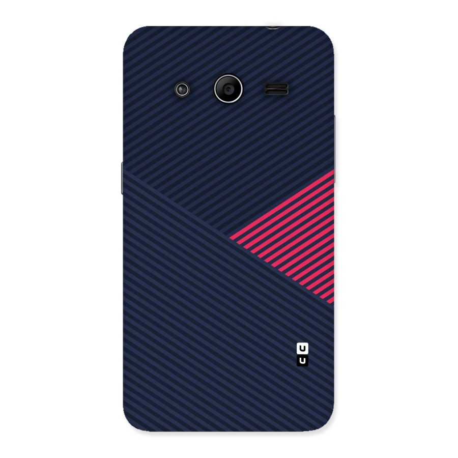 Criscros Stripes Back Case for Galaxy Core 2