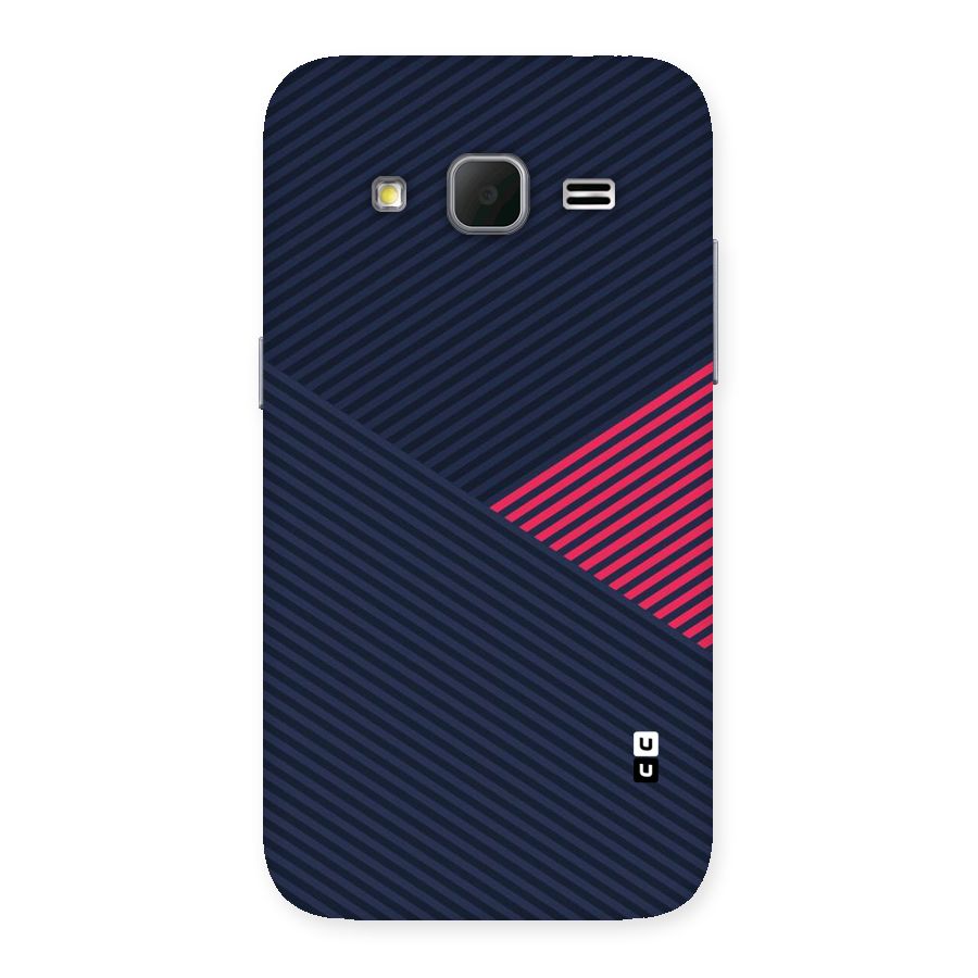 Criscros Stripes Back Case for Galaxy Core Prime