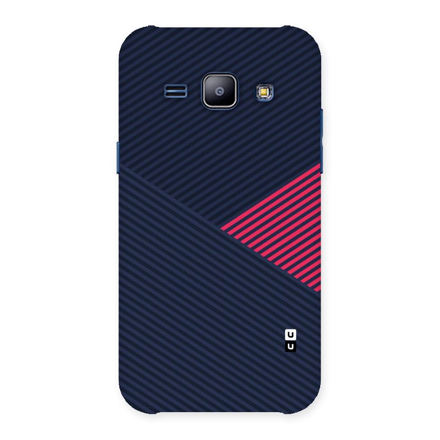 Criscros Stripes Back Case for Galaxy J1