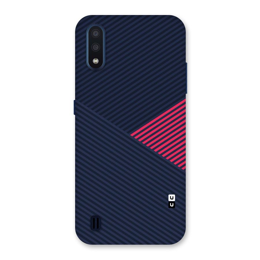 Criscros Stripes Back Case for Galaxy M01