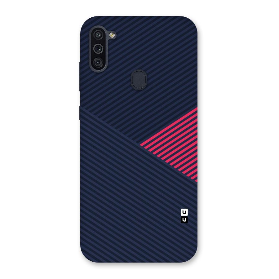 Criscros Stripes Back Case for Galaxy M11