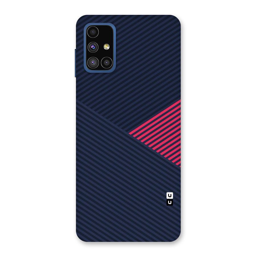 Criscros Stripes Back Case for Galaxy M51