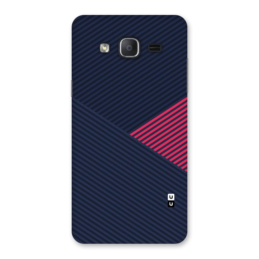 Criscros Stripes Back Case for Galaxy On7 2015