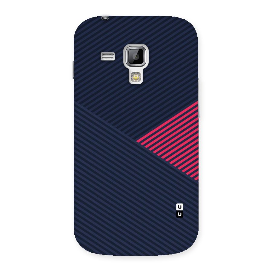 Criscros Stripes Back Case for Galaxy S Duos