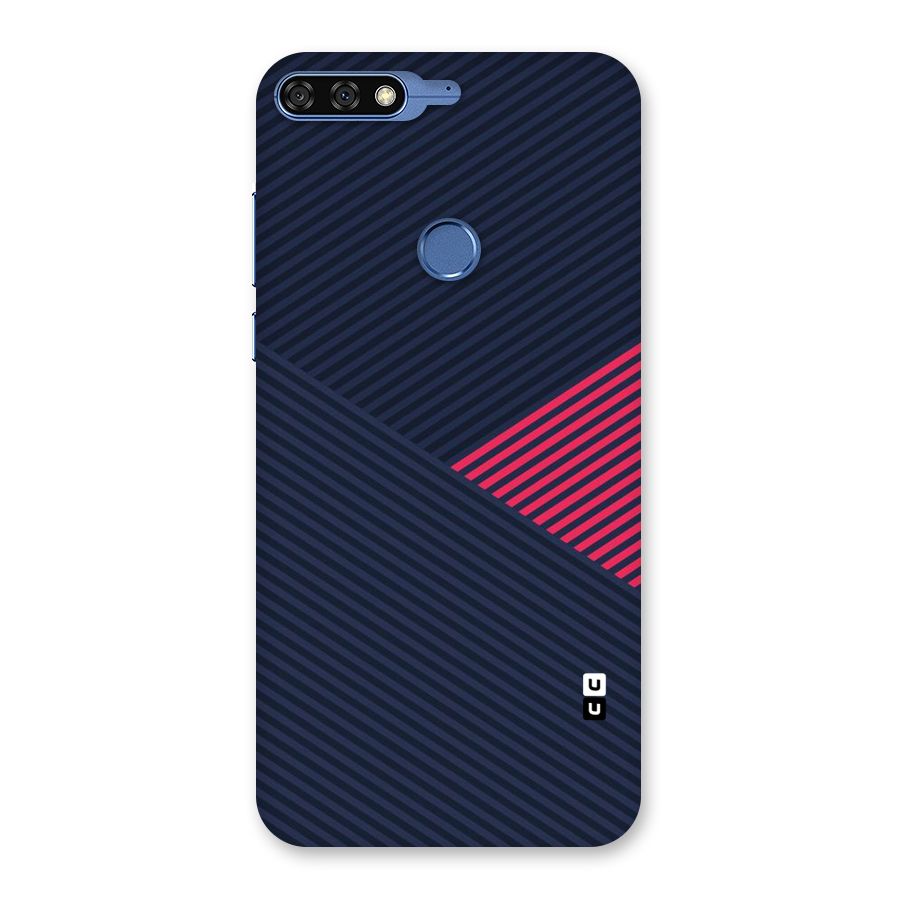 Criscros Stripes Back Case for Honor 7C