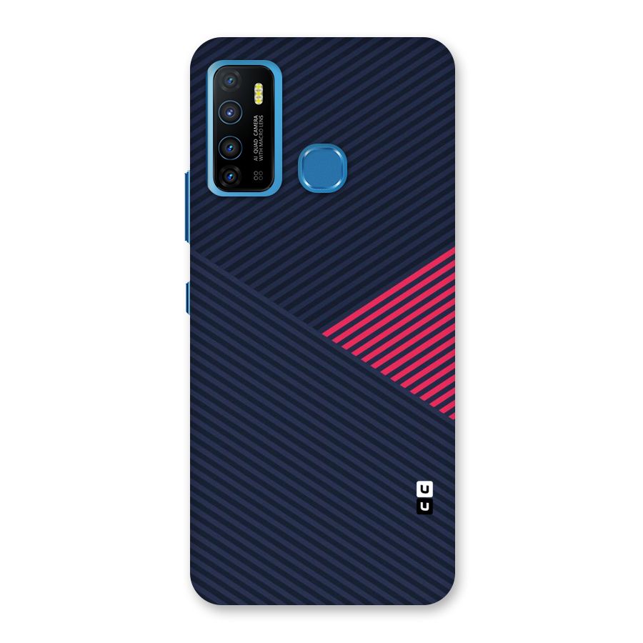 Criscros Stripes Back Case for Infinix Hot 9