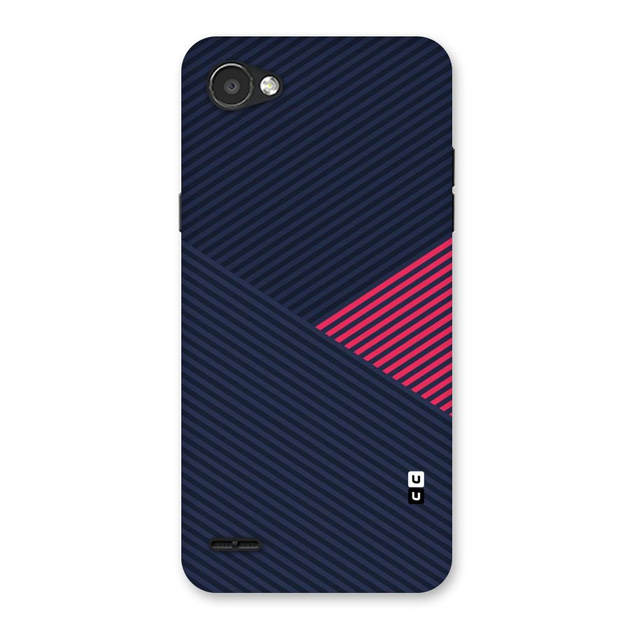 Criscros Stripes Back Case for LG Q6