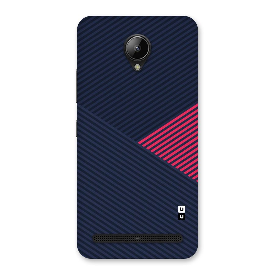 Criscros Stripes Back Case for Lenovo C2
