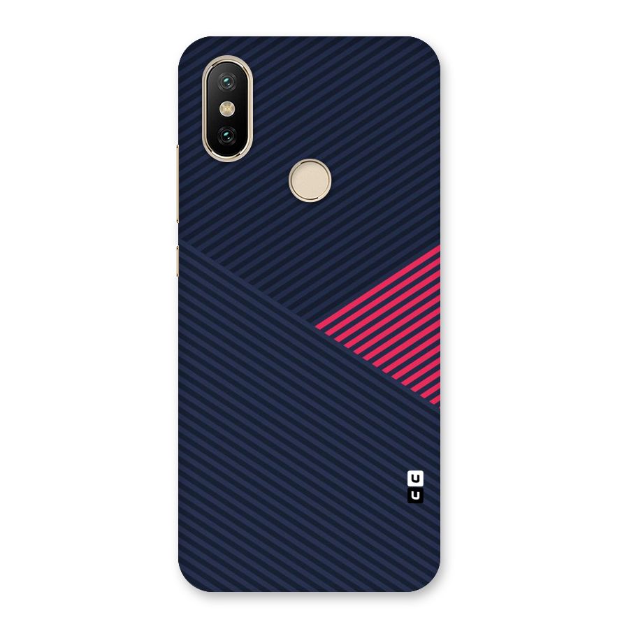Criscros Stripes Back Case for Mi A2