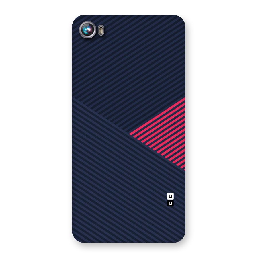 Criscros Stripes Back Case for Micromax Canvas Fire 4 A107