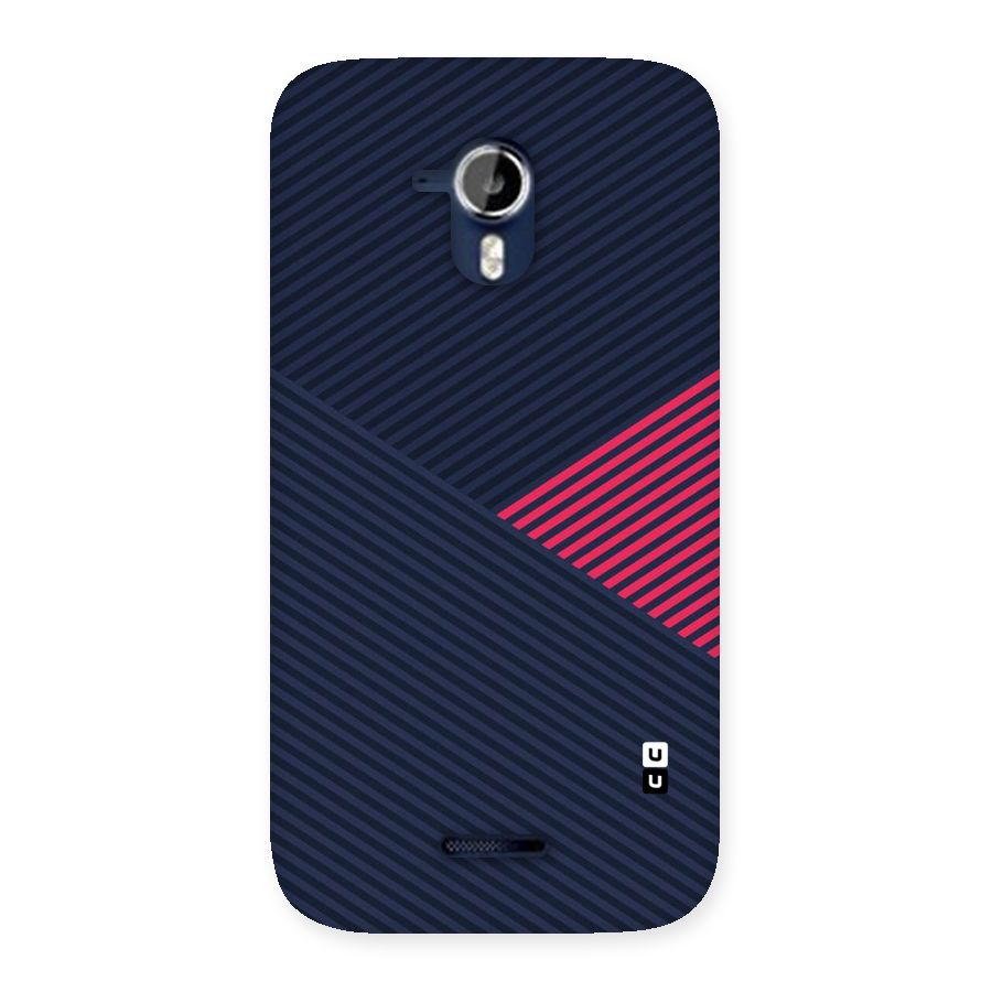 Criscros Stripes Back Case for Micromax Canvas Magnus A117