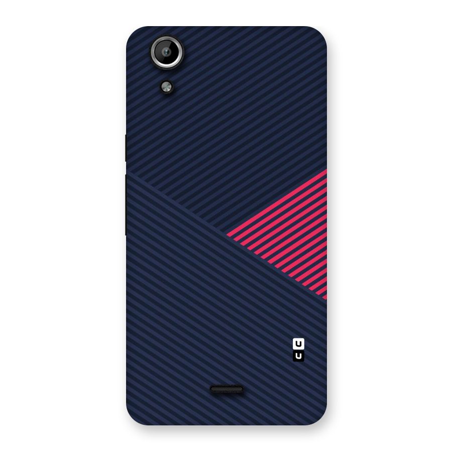 Criscros Stripes Back Case for Micromax Canvas Selfie Lens Q345