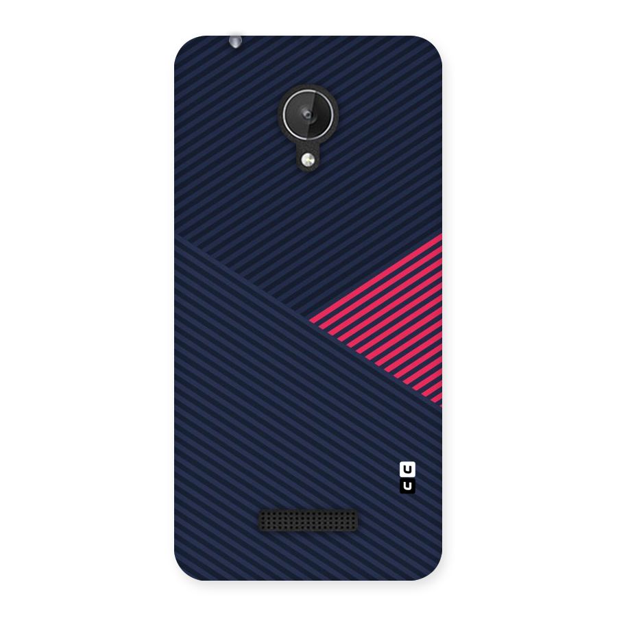 Criscros Stripes Back Case for Micromax Canvas Spark Q380