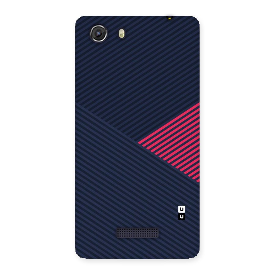 Criscros Stripes Back Case for Micromax Unite 3