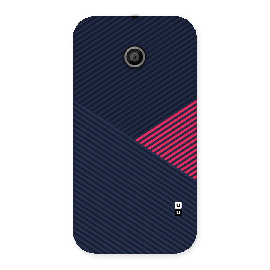 Criscros Stripes Back Case for Moto E
