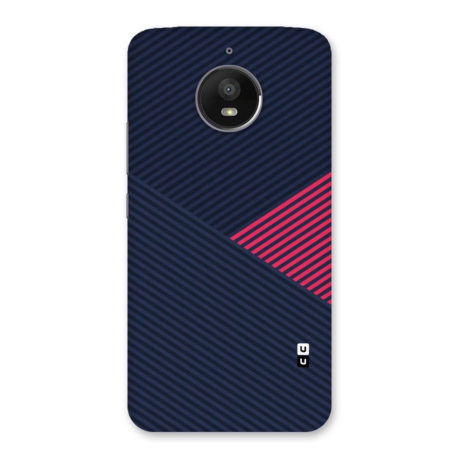 Criscros Stripes Back Case for Moto E4 Plus