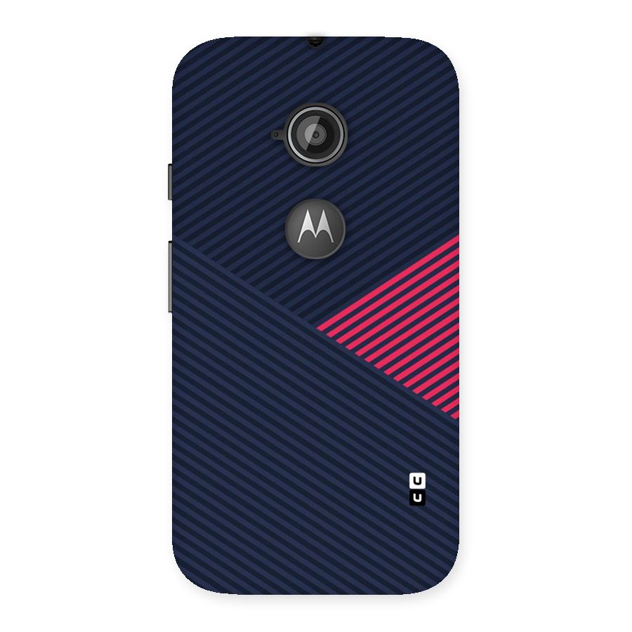 Criscros Stripes Back Case for Moto E 2nd Gen
