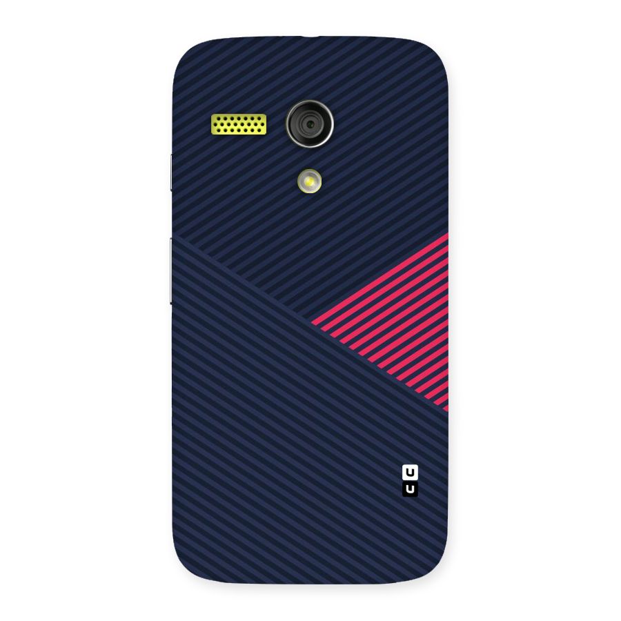 Criscros Stripes Back Case for Moto G