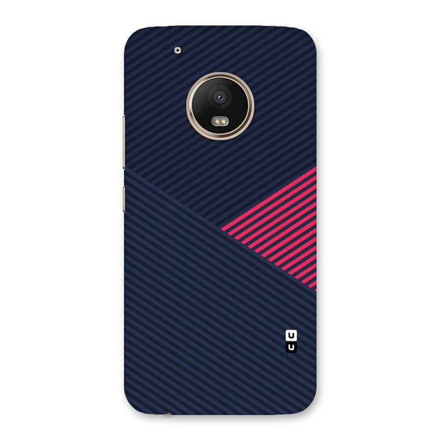 Criscros Stripes Back Case for Moto G5 Plus